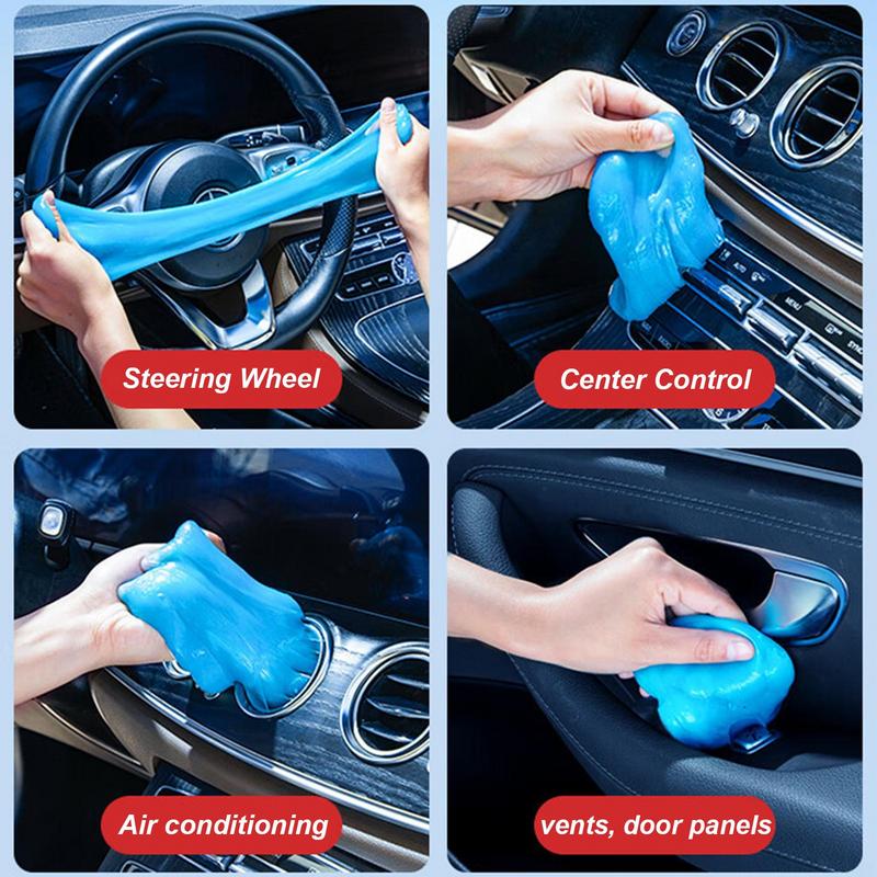 Car Cleaning Gel 80g Auto Detailing Slime Mud Reusable Multifunctional Auto Detailing Cleaner Putty For PC Keyboard Cleaning
