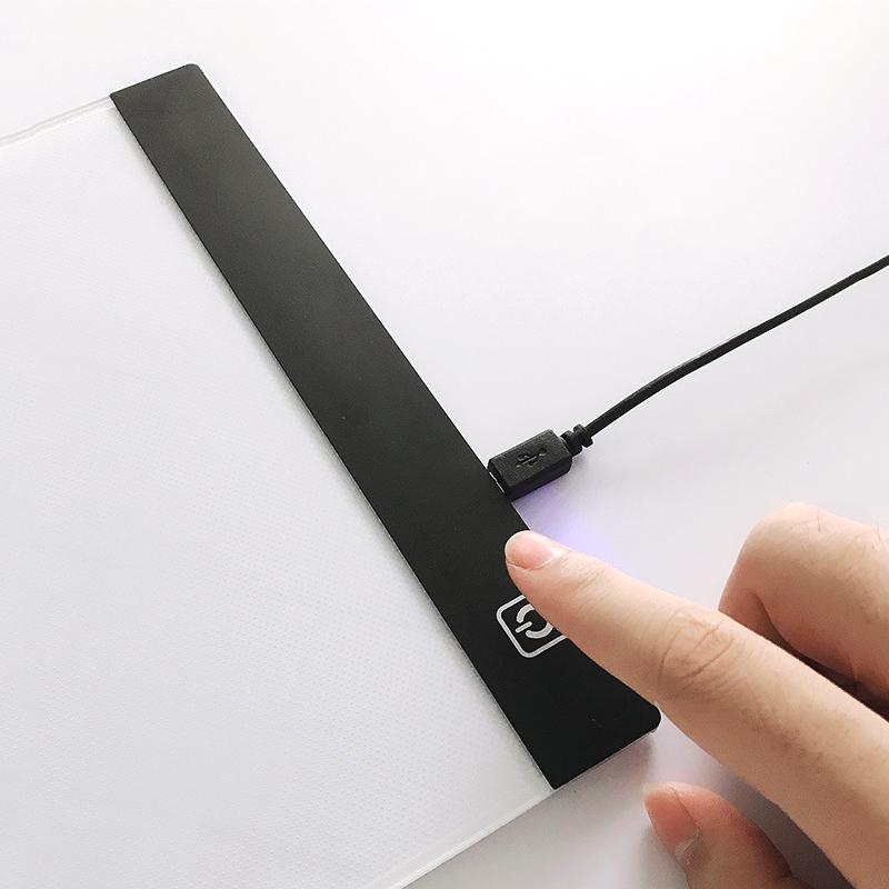 Non-Toxic 3 Level Dimmable Led Drawing Copy Pad Board For Baby Toy A4 Creativity Painting Educational Toys For Children Gifts