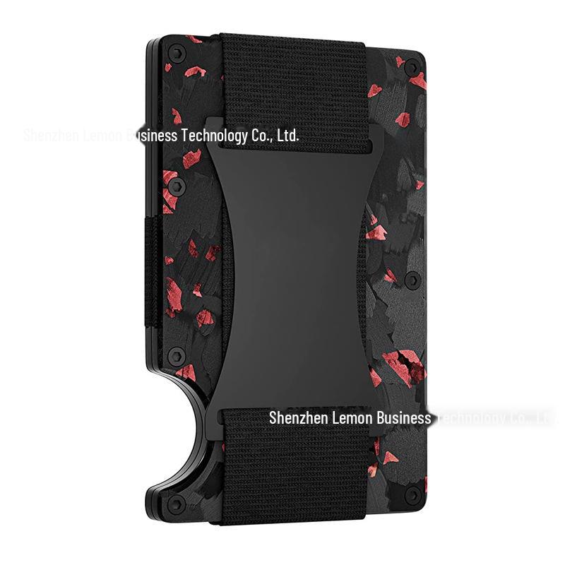 Forged Carbon Fiber RFID Blocking Metal Card Holder
