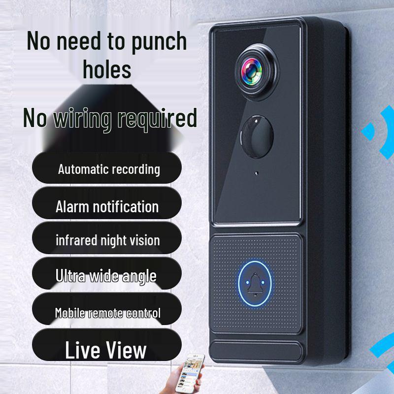 Intelligente WLAN-Video-Türklingel mit Fern-Intercom und kabelloser Katzenaugen-Überwachung