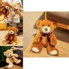 Plush Bear Toy For Kids Gift Soft 3d Cotton Stuffed Animal For Children