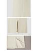 Women's Wool Knit High-Waist Midi Skirt – Large Size, Thick, Split Hem for Autumn/Winter