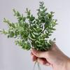 UV Resistant Artificial Eucalyptus Bouquet Lifelike Simulation Green Plants  Home Decoration