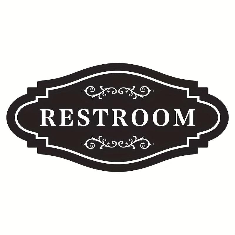 

RESTROOM Toilet Sign Washroom