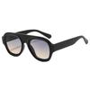 2025 Retro Round Frame Sunglasses: European & American Trend, Black Ins Celebrity Style