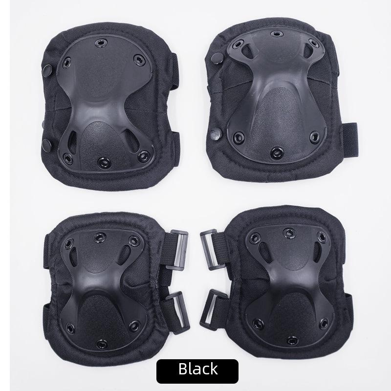 King Kong Tactical Protective Gear Set: CS Outdoor Knee & Elbow Pads for Cycling and Military Fans