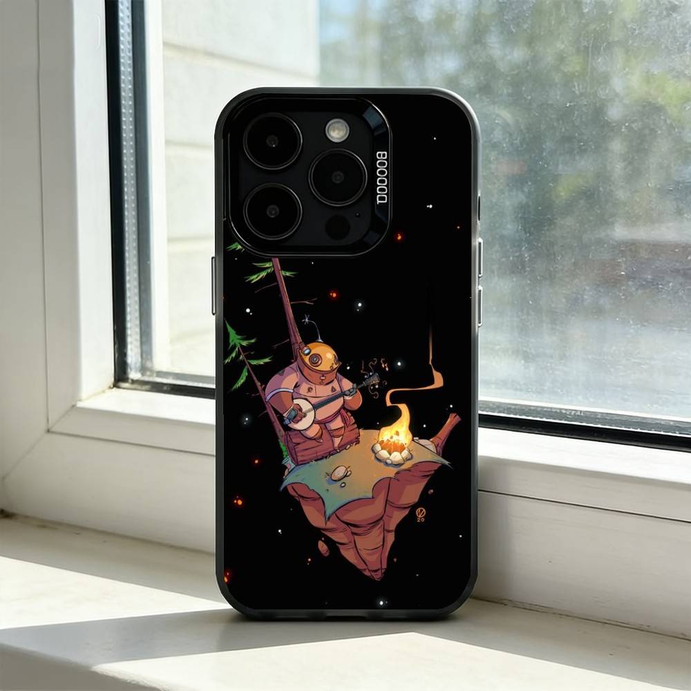 Cool Outer W-Wilds Phone Case For iPhone 17,16,15,14,13,12,11 Plus,Pro Max,XS,Colored Silver Plated Inside Cover