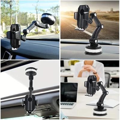 360 Draaibare Mobiele Telefoon Auto Telefoonhouder Vaste Schokbestendige Mobiele Standaard Groot In GPS-Ondersteuning Voor iPhone Xiaomi Samsung Accessoires