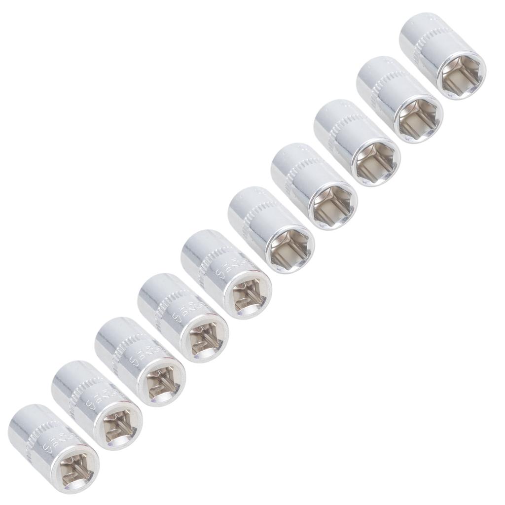 Thin Wall Design Short Socket Set 6 Point Metric 4mm To 14mm Wrench Accessories Furniture Assembly Tool for Tight Space