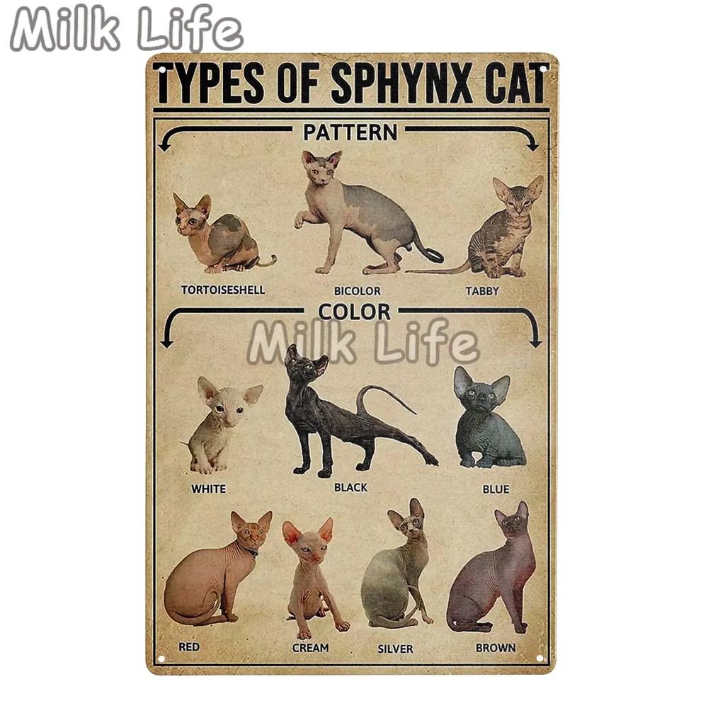 Sphynx Cat-your Butt Napkins My Lady Vertical Poster Home Decor Wall Art Print Poster for Birthday,retro Metal Tin Sign Plates