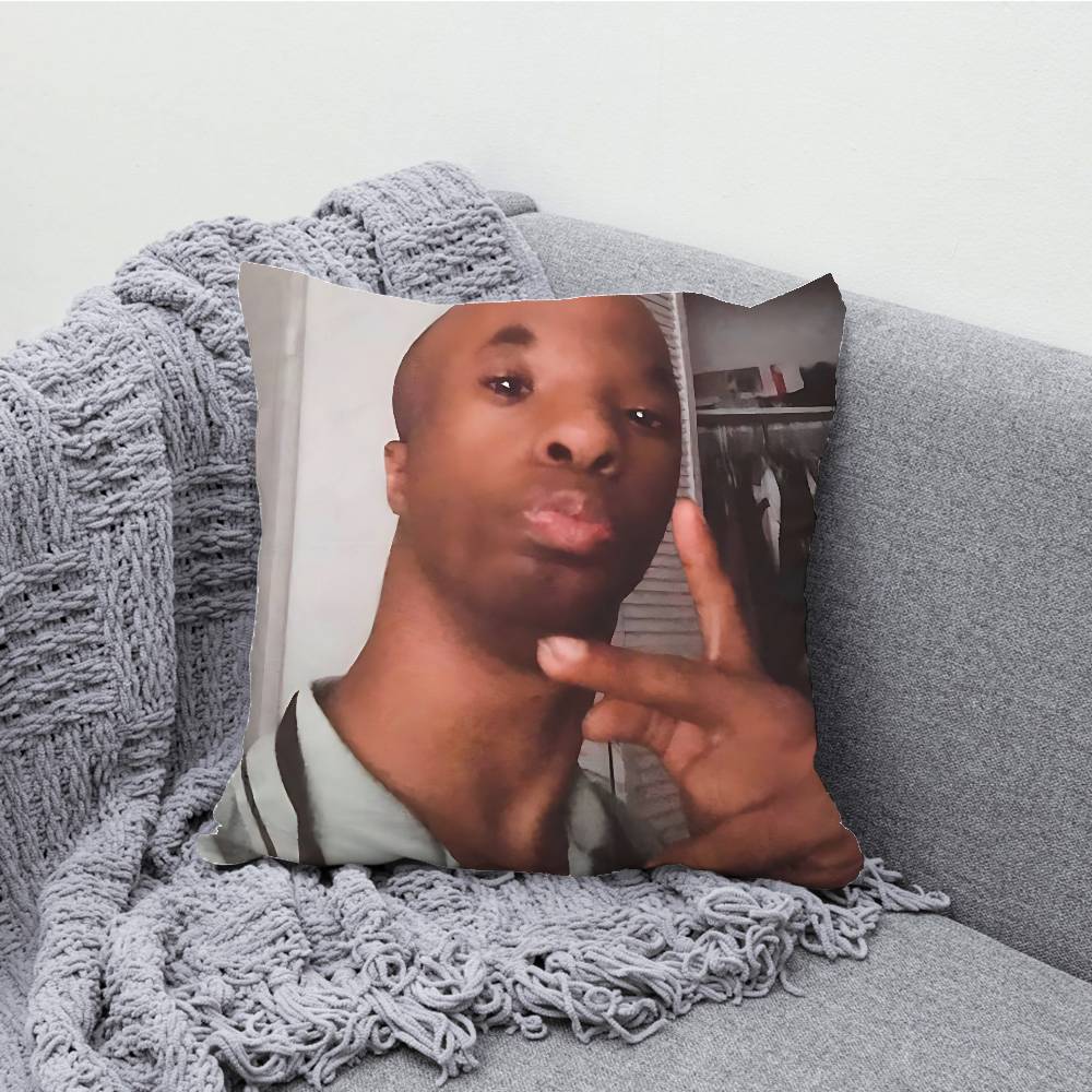 Ful Man-memes Kuddfodral Tryck Polyesterfiber 40X40 cm Hem Soffa Slängkudde Överdrag Dekoration