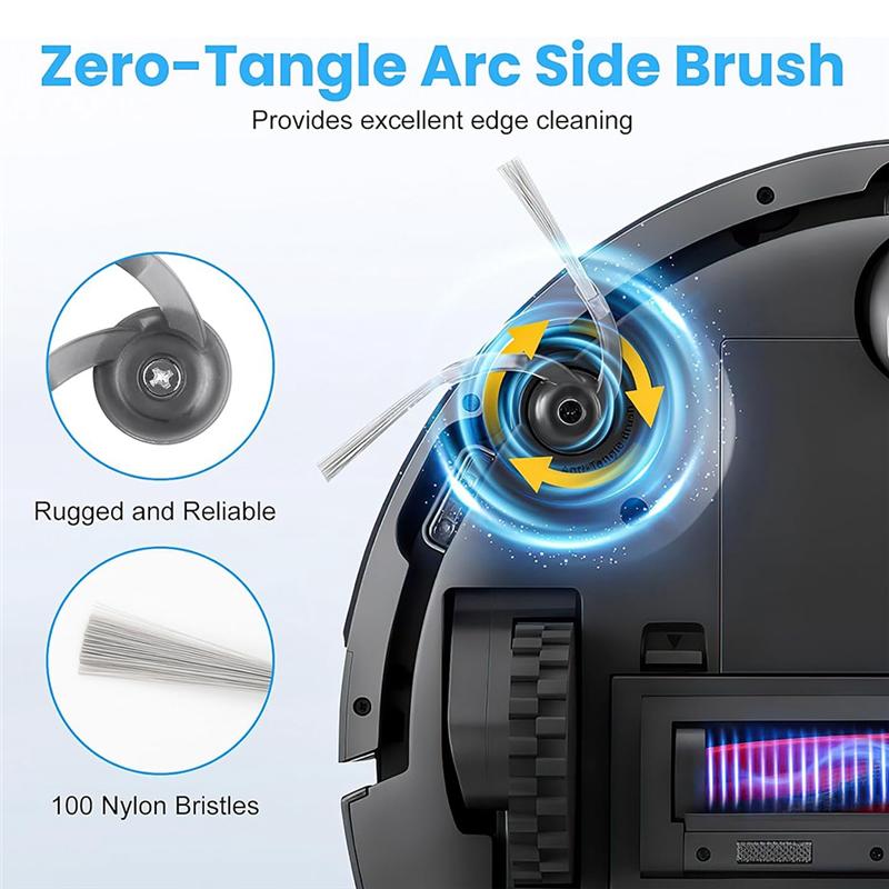LITE-For Roborock Q7 M5 / Q7 M5+ / Q7 L5 / Q7 L5+ Vacuum Cleaner Replacement Main Side Brush Hepa Filter Mop Dust Bag Accessorie