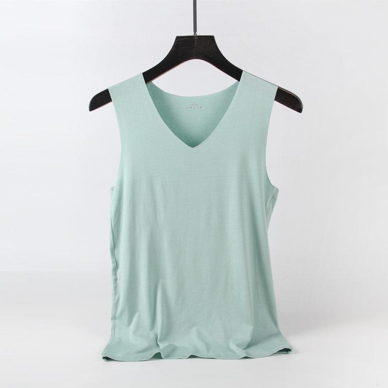 Men's Summer Modal Elastic Vest - Large Size Sleeveless Fitness T-Shirt