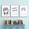 Koala Panda Waschbär Pinguin Wal Krake Robbe Nordic Poster und Drucke Wand Kunst Leinwand Malerei Wand Bilder Kinderzimmer Dekor