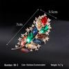 2024 Luxury Retro Crystal Leaf Brooch: Trendy Women's Suit Accessory