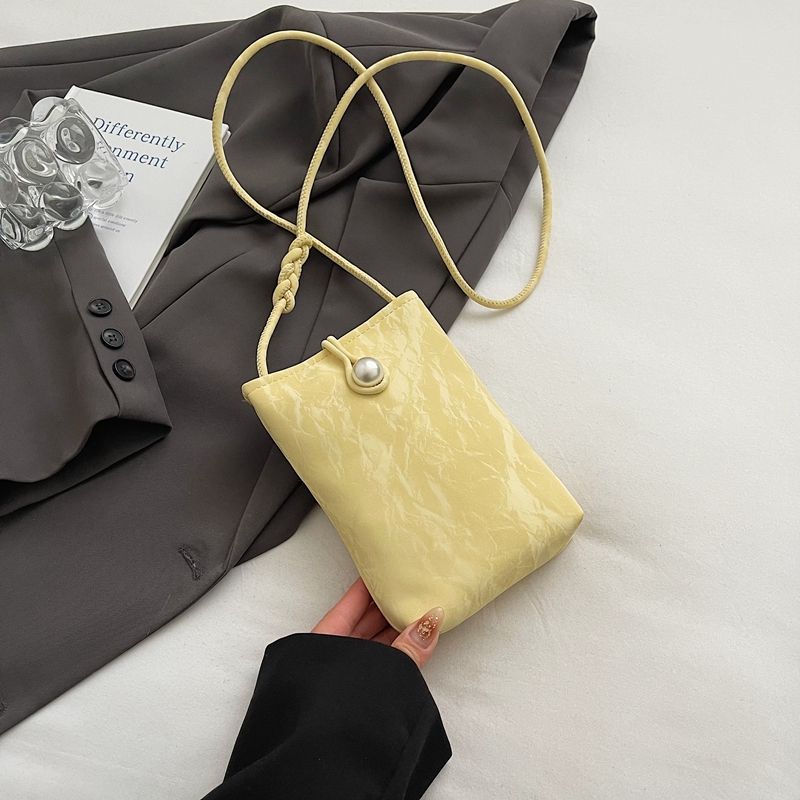 

Summer Summer Small Lightweight New Chinese Style National Style Cell Phone Bag Female 2025 New Arrival Super Popular Yellow Crossbody Pouch Yellow