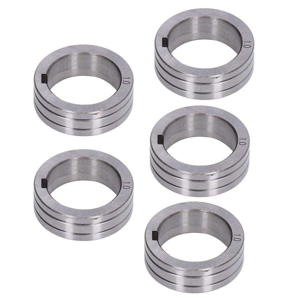 5Pcs Welder Wire Feed Roller 0.8‑1.0mm Groove Feeding Guide Wheel for BINZEL Welding Machine
