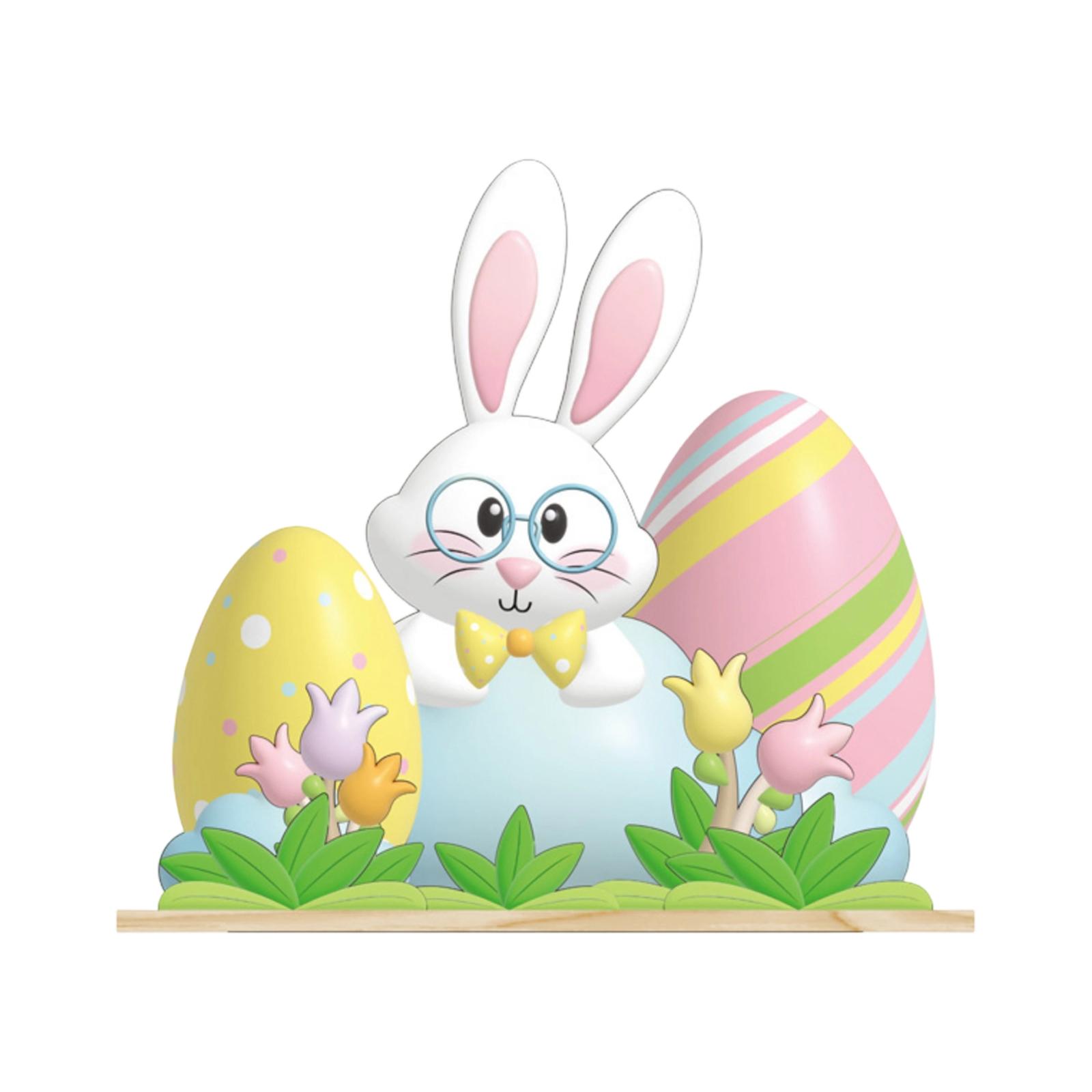 

Easter Decoration DIY Multi Layer Resurrection Rabbits Resurrection Egg Wooden Ornament