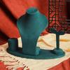 Multifuntional Jewelry Display Solution Jewelry Holder Fabric Texture Jewelry Set Stand for Various Accessory Types