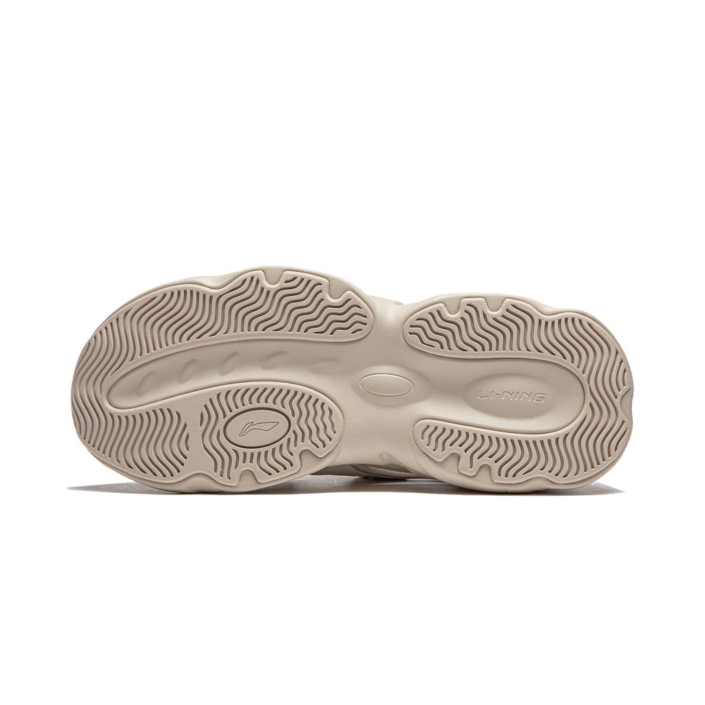 Li Ning Nai Ye 2.0 V2 Comfortable Simple Lightweight Durable Breathable Thick Sole Increased Height Retro Mary Jane Sandals Women sandals AGCU182-3