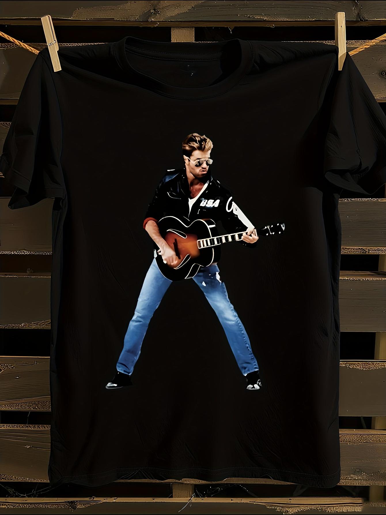 Retro Vintage Tshirt Vintage George Michael Tribute Graph... L