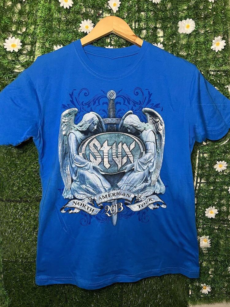 Styx Band North American Tour Unisex Cotton T-Shirt All Size Unisex T-Shirt XXL