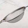 Ergonomic Handle Frosting Filter Stainless Steel Food Strainer Flour Sieve  Soy Milk