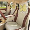 Creative Bow Lace Car Headrest New Product Car Pillow Neck Pillow Plush Car Soft and Comfortable Pillow