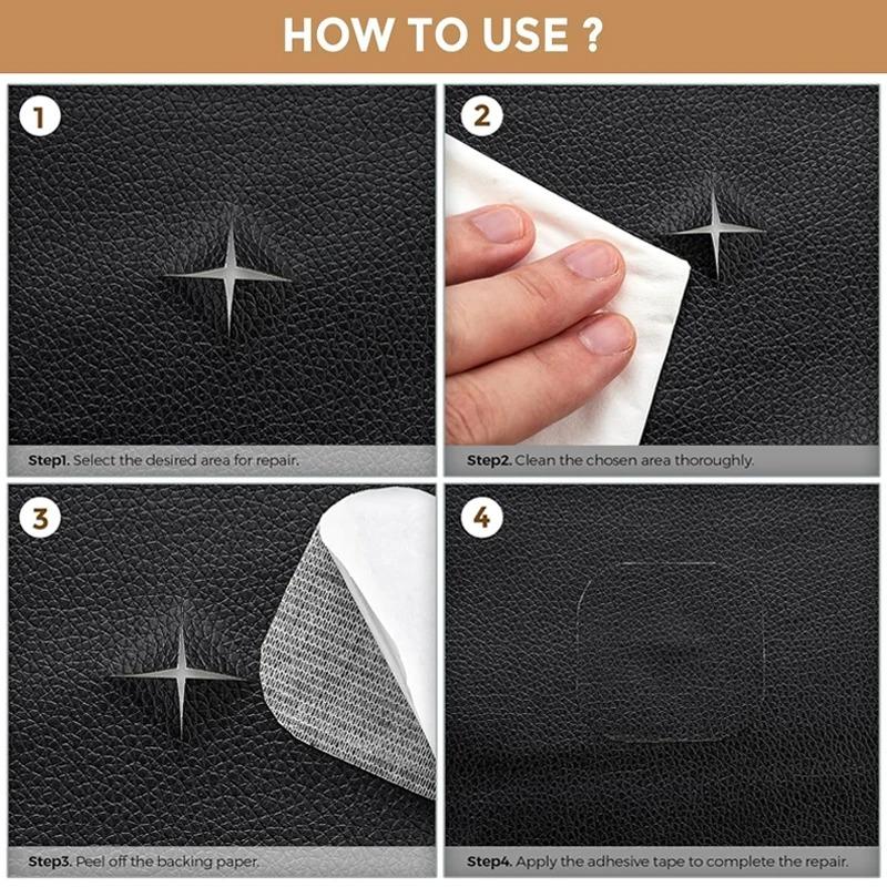 30x200cm Sofa Selbstklebendes Lederreparaturband DIY Autositz Sofa Reparaturflicken Klebeband Sofa Autositz Tasche Hauslaken Flicken