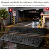 1pc Curb Ramp 50x27x7cm Portable Curb Ramp,Heavy Duty Threshold Ramp Curb Ramp Suitable for Doorway Wheelchair Bike