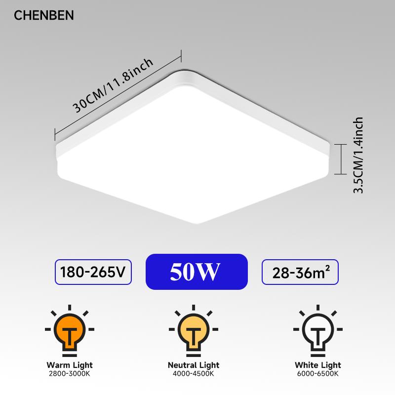 Led Ceiling Light 220V Modern Ceiling Lamp Led Ceiling Chandelier Panel Bathroom Lights Fixture For Living Room Kitchen Home Dec
