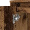 Desk with Rustic Wood Effect 120 x 42 x 76 cm Engineered Wood