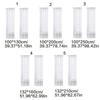 2Pc Privacy Enhancing Polyester Window Drapes Grommet Top Semi Sheer Design Curtains Modern Home Decoration Living Space