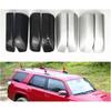 4PCS Fit for Toyota 4Runner N280 2010-2018 Silver & Black Roof Rack Luggage Rack Bar Rail End Replacement Cover Shell Trim Cap(A)