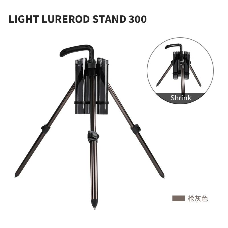 Portable Fishing Rod Tripod Stand Aluminum Alloy Rod Holder Support Bracket Pole Stand Fishing Accessories Outdoor Tools