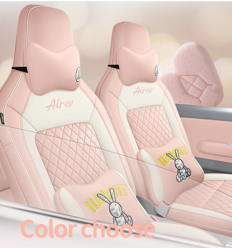 Wuling Qingkong Custom Car Seat Cover - All Season, Full Coverage, Electric, Cartoon Design