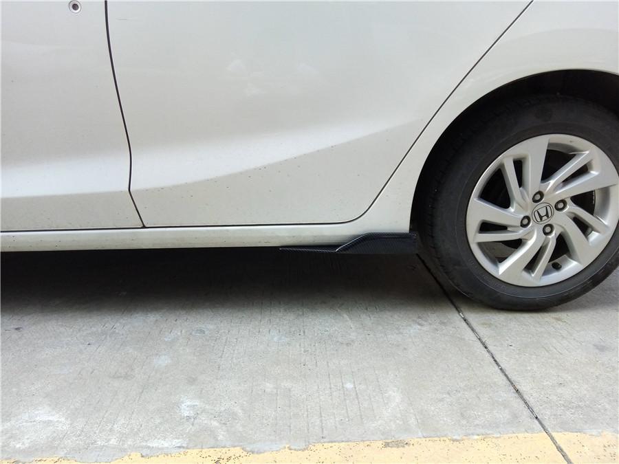 2Pcs Car Side Skirt Rocker Splitters Canard Diffuser Shovel Anti-Scratch Winglet