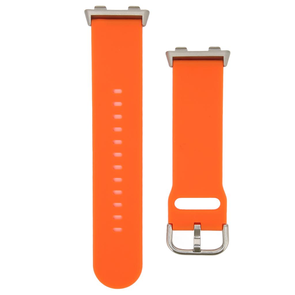 Měkké silikonové rychloupínací řemínky pro Oppo Watch 2 46mm Nastavitelný silikonový řemínek k hodinkámOranžový