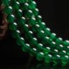 Grade 7A Green Agate Round Beads for DIY Jewelry & Accessories