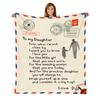 Gift To Daughter Son Girlfriend Wife Throw Blanket for Birthday Thanksgiving Valentine's Day Gift Soft Lightweight for Couch Bed