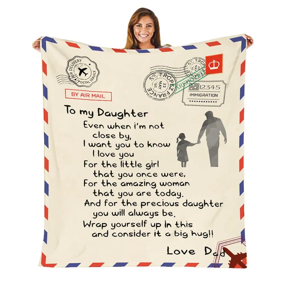 Gift To Daughter Son Girlfriend Wife Throw Blanket for Birthday Thanksgiving Valentine's Day Gift Soft Lightweight for Couch Bed