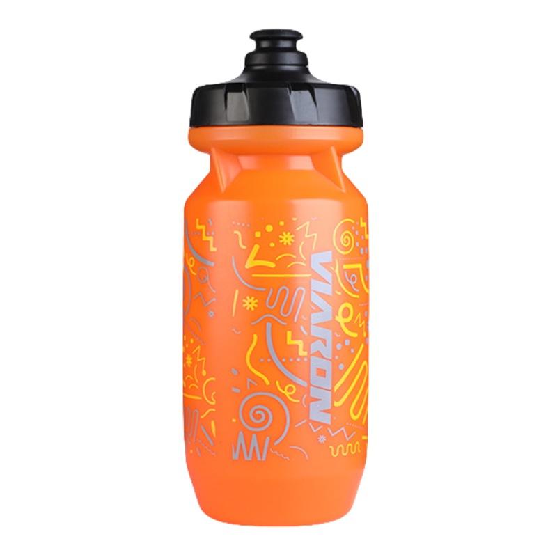 Велосипедная бутылка для воды Viaron Прочная и портативная спортивная бутылка для езды на велосипеде на открытом воздухе 550 мл оранжевый