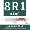 55-Degree Carbide Bull Nose End Mill with Wear-Resistant Coating for CNC Routers