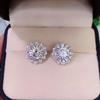 Gorgeous Cubic Zirconia Stud Earrings High Quality Wedding Accessories for Women Fancy Bridal Earrings Fashion Jewelry