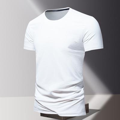 T-Shirt Herren Kurzarm Eisseide Schnelltrocknende Kleidung Outdoor Fitness Sport Rundhals Kurze T Männer