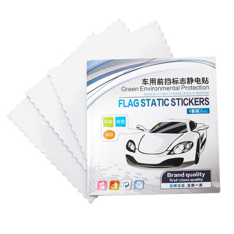 Car Electrostatic Stickers Auto Annual Inspection Stickers Windshield Annual Inspection Labels Traceless Electrostatic Decals