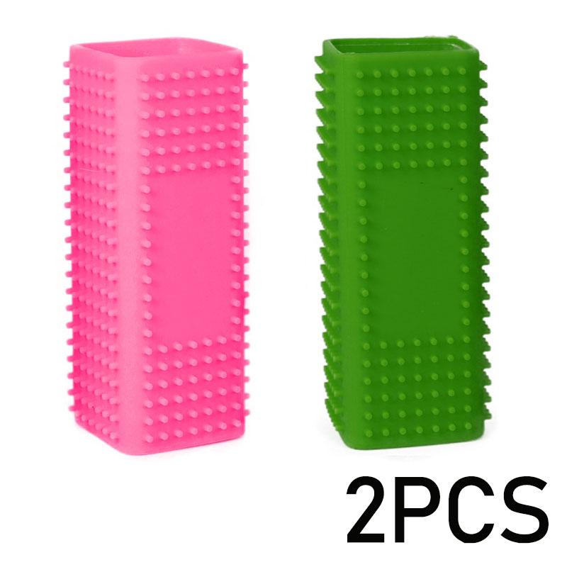 Pet Hair Removal Brush Car Animal Brush Dog Cat Hair Removal Effective Pet Hair Silicone Hollow Rubber Cleaning Brush GSZ01