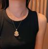 Jade White Ice Light Natural White Chalcedony Pendant Agate Buddha Gong Pendant, Real Shot