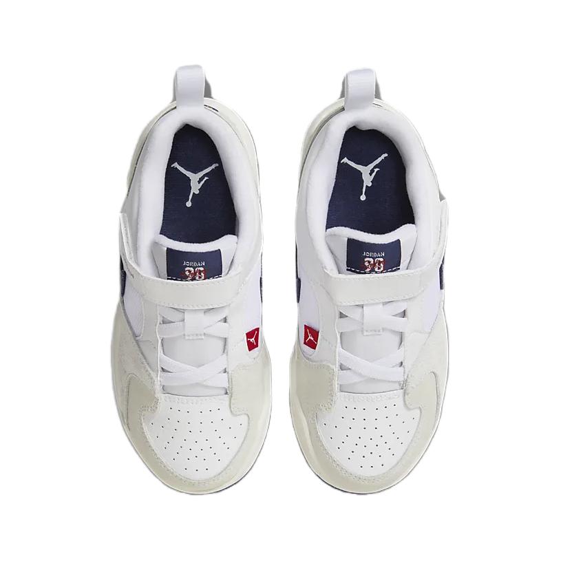 New Jordan Stadium 90 Low-Top Kids Lifestyle Shoes White Gray Children Aged 3-7 Years Old DX4398-146