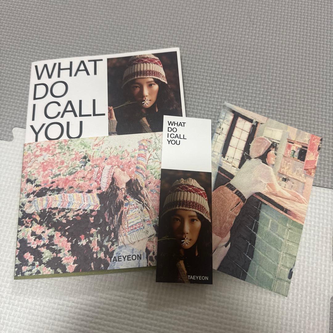 

[USED] Girls Generation Taeyeon CD TAEYEON WHAT DO I CALL YOU